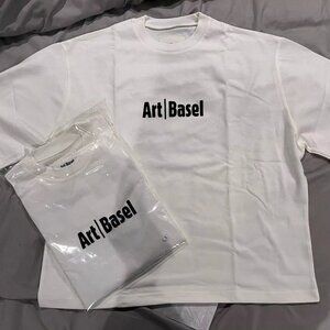 Exclusive Designer Kandis Williams Art Basel Miami White Large T-Shirt